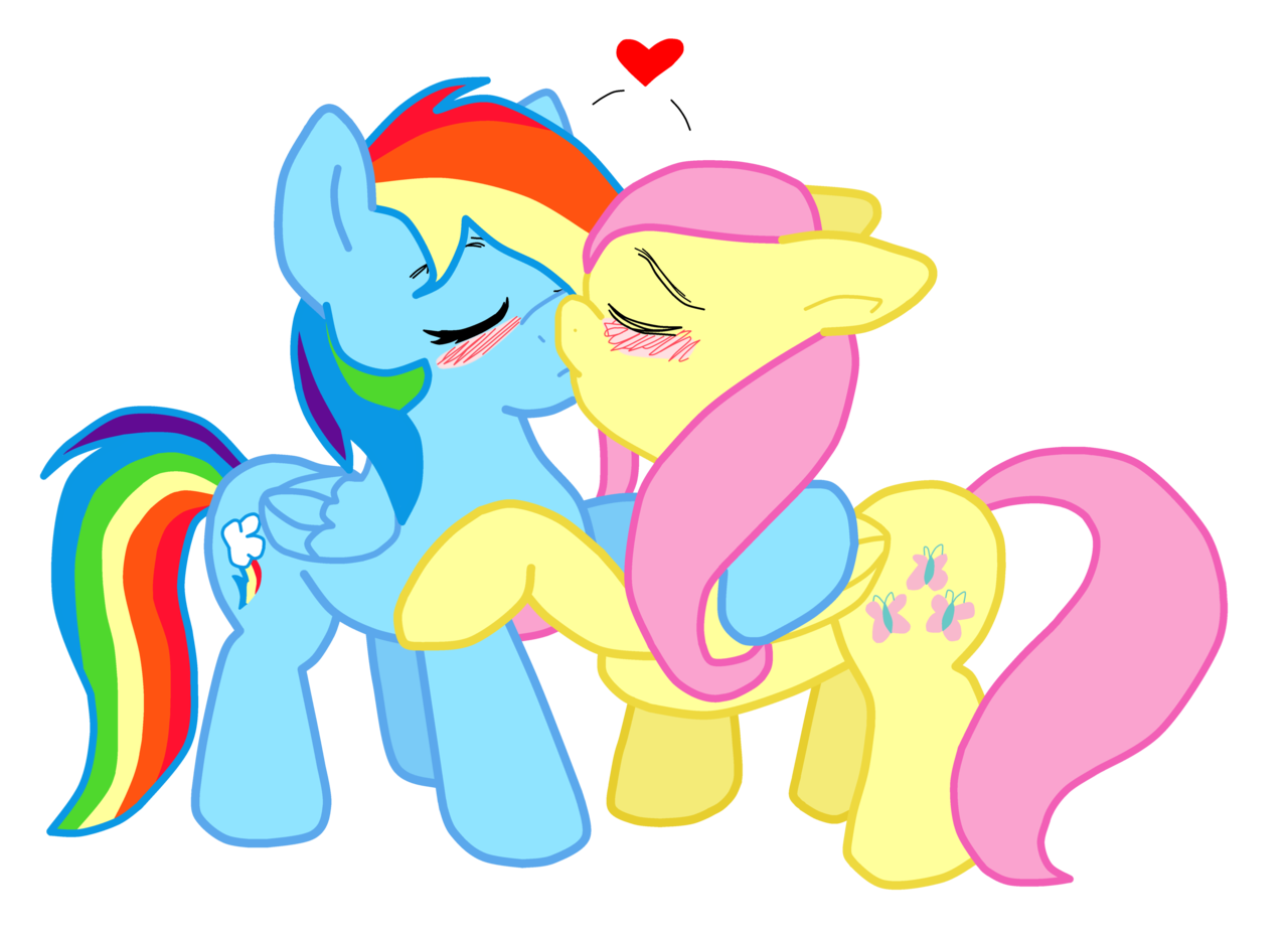 artist:dashie-so-cute, fluttershy, rainbow dash, absurd resolution, blushin...