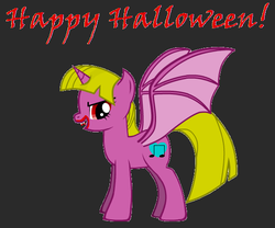 Size: 588x490 | Tagged: safe, artist:iceagelover, oc, oc only, alicorn, pony, vampire, alicorn oc, blood, happy halloween, solo