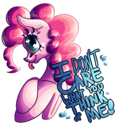 Size: 1350x1400 | Tagged: safe, artist:agentesinrebus, pinkie pie, g4, female, simple background, solo, tongue out, transparent background