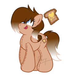 Size: 607x607 | Tagged: safe, artist:dorky-oreo-pone, oc, oc only, oc:cinnamon toast, original species, plush pony, plushie, solo