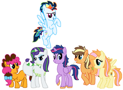 Size: 967x706 | Tagged: safe, artist:iceagelover, applejack, oc, oc:apple blossom, oc:cherry cheesecake, oc:cinnamon apple, oc:emerald spice, oc:prince nova star, oc:spectrum bolt, dracony, hybrid, g4, interspecies offspring, offspring, parent:applejack, parent:big macintosh, parent:caramel, parent:cheese sandwich, parent:flash sentry, parent:fluttershy, parent:pinkie pie, parent:rainbow dash, parent:rarity, parent:soarin', parent:spike, parent:twilight sparkle, parents:carajack, parents:cheesepie, parents:flashlight, parents:fluttermac, parents:soarindash, parents:sparity