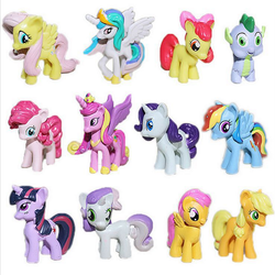 Size: 748x749 | Tagged: safe, apple bloom, applejack, fluttershy, pinkie pie, princess cadance, princess celestia, rainbow dash, rarity, scootaloo, spike, sweetie belle, twilight sparkle, alicorn, pony, g4, busy book, cutie mark crusaders, female, figure, mare, toy, twilight sparkle (alicorn)
