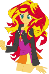 Size: 3000x4521 | Tagged: safe, artist:midnight-st4r, sunset shimmer, equestria girls, g4, clothes, cute, shimmerbetes, skirt