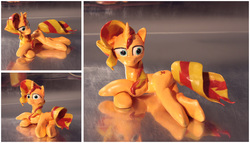 Size: 1400x800 | Tagged: safe, artist:noctrl, sunset shimmer, pony, unicorn, g4, female, sculpture, solo