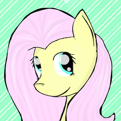 Size: 800x800 | Tagged: safe, artist:sun--and--moon, fluttershy, g4, female, portrait, solo