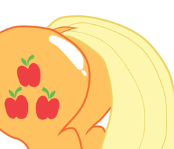 Size: 2536x2180 | Tagged: artist needed, safe, applejack, earth pony, pony, g4, applebutt, butt, butt only, dock, female, high res, plot, shiny, solo