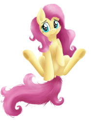 Size: 1200x1594 | Tagged: safe, artist:kruszynka25, fluttershy, pegasus, pony, g4, female, mare, simple background, solo, transparent background, underhoof