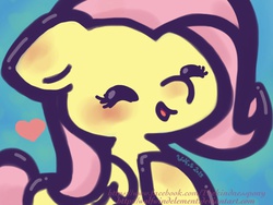 Size: 1024x768 | Tagged: safe, artist:wolfwindelement, fluttershy, g4, cute, female, shyabetes, solo