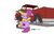 Size: 1024x663 | Tagged: safe, artist:rhjunior, berry punch, berryshine, g4, automobile, fanfic art, off the beaten path