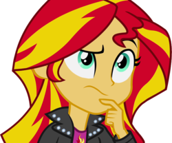 Size: 1296x1080 | Tagged: safe, edit, edited screencap, screencap, sunset shimmer, equestria girls, g4, my little pony equestria girls: rainbow rocks, background removed, female, solo, transparent background