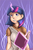 Size: 800x1200 | Tagged: safe, artist:atane27, twilight sparkle, human, g4, book, female, horn, horned humanization, humanized, levitation, magic, solo