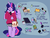 Size: 989x747 | Tagged: safe, artist:twirity, twilight sparkle, alicorn, anthro, g4, 3ds, arm hooves, bird feed, book, cellphone, clothes, disinfectant spray, earbuds, female, hairband, key, notebook, pencil, pencil case, phone, purse, sketchbook, solo, sweater, tarot card, twilight sparkle (alicorn), wallet, yawn