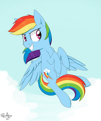 Size: 1664x2000 | Tagged: safe, artist:notenoughapples, rainbow dash, g4, backwards cutie mark, female, solo