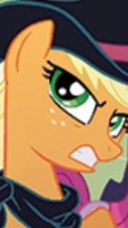 Size: 577x1024 | Tagged: safe, artist:tony fleecs, idw, applejack, g4, spoiler:comic, alternate universe, cover, evil counterpart