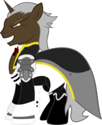 Size: 7341x9015 | Tagged: safe, artist:agryx, absurd resolution, ansem seeker of darkness, disney, heartless, kingdom hearts, ponified, xehanort