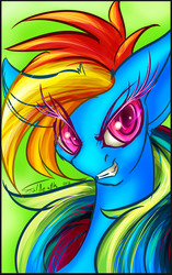 Size: 1207x1920 | Tagged: safe, artist:foldeath, rainbow dash, g4, female, solo