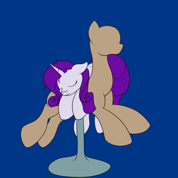 Size: 3600x3600 | Tagged: safe, artist:grennadder, rarity, g4, exhausted, female, high res, mannequin, ponyquin, sleeping, solo