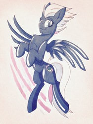 Size: 2448x3264 | Tagged: safe, artist:tompprime, night glider, g4, female, high res, solo, traditional art