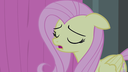 Size: 1280x720 | Tagged: safe, screencap, fluttershy, pegasus, pony, filli vanilli, g4, female, flutterguy, mare, solo