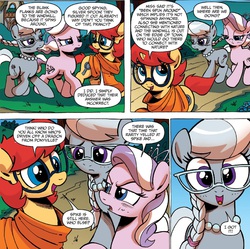 Size: 1397x1391 | Tagged: safe, idw, diamond tiara, prancy drew, silver spoon, friends forever #16, g4, my little pony: friends forever, spoiler:comic, cute, silverbetes