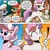 Size: 1397x1397 | Tagged: safe, artist:ponygoddess, idw, official comic, angel bunny, diamond tiara, prancy drew, silver spoon, sweetie belle, friends forever #16, g4, my little pony: friends forever, spoiler:comic