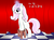 Size: 2681x1988 | Tagged: safe, artist:v-d-k, fleur-de-lis, g4, blank flank, curtains, fancy, female, filly, filly fleur-de-lis, foal, looking down, magic, open mouth, smiling, solo, stage, stool, talking