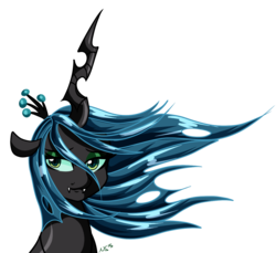 Size: 1200x1100 | Tagged: safe, artist:novaspark, queen chrysalis, changeling, changeling queen, g4, crown, female, jewelry, regalia, solo