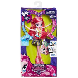 Size: 1500x1500 | Tagged: safe, pinkie pie, equestria girls, g4, my little pony equestria girls: friendship games, box, doll, equestria girls logo, high heels, merchandise, outfit