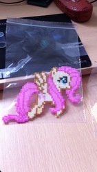 Size: 720x1280 | Tagged: safe, artist:2ju, fluttershy, g4, perler beads