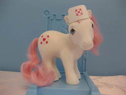 Size: 640x480 | Tagged: safe, nurse redheart, g1, g4, customized toy, g4 to g1, generation leap, irl, photo, toy