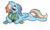 Size: 1276x765 | Tagged: safe, artist:zenit007, rainbow dash, tank, g4