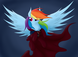 Size: 3000x2200 | Tagged: dead source, safe, artist:php66, rainbow dash, g4, dc comics, high res, solo, superman, supermare