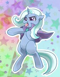 Size: 600x771 | Tagged: safe, artist:sibashen, trixie, pony, g4, bipedal, female, solo