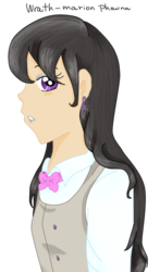 Size: 481x817 | Tagged: safe, artist:wrath-marionphauna, octavia melody, human, g4, female, humanized, simple background, solo, transparent background