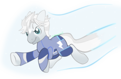 Size: 3295x2152 | Tagged: safe, artist:skittledeedoo, pony, high res, marvel, ponified, quicksilver (marvel), solo