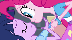 Size: 1280x720 | Tagged: safe, screencap, pinkie pie, twilight sparkle, equestria girls, g4