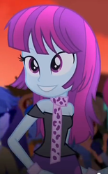 Size: 453x732 | Tagged: safe, screencap, mystery mint, equestria girls, g4, my little pony equestria girls: rainbow rocks, background human, cropped, smiling