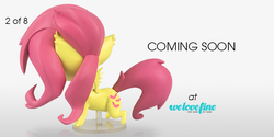 Size: 800x400 | Tagged: safe, fluttershy, equestria daily, g4, flutterbat, gray background, simple background, welovefine