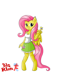 Size: 2536x2977 | Tagged: safe, artist:bigrinth, fluttershy, anthro, g4, cleavage, clothes, equestria girls outfit, female, high res, simple background, skirt, solo, tank top, transparent background