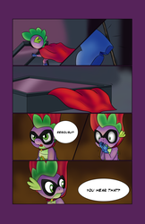 Size: 1024x1583 | Tagged: safe, artist:chrisgotjar, spike, g4, comic, humdrum costume, power ponies