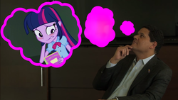 Size: 1920x1080 | Tagged: safe, twilight sparkle, equestria girls, g4, my little pony equestria girls: rainbow rocks, exploitable meme, meme, nintendo, reggie fils-aime, reggie thinks of