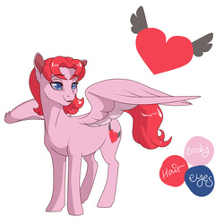 Size: 1280x1280 | Tagged: safe, artist:sugarcup, heart throb, pegasus, pony, g1, female, mare, solo