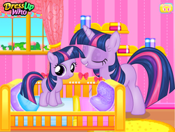 Size: 800x600 | Tagged: safe, twilight sparkle, g4, bootleg, filly, filly twilight sparkle, flash game, offspring, self ponidox