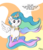 Size: 1500x1750 | Tagged: safe, artist:zsparkonequus, part of a set, princess celestia, pony, series:miniponi, g4, bipedal, female, positive ponies, solo