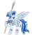 Size: 1024x1106 | Tagged: safe, artist:mistermech, oc, oc only, oc:razzle dazzle, crystal pegasus, crystal pony, pegasus, pony, fallout equestria, armor, solo, spear, weapon