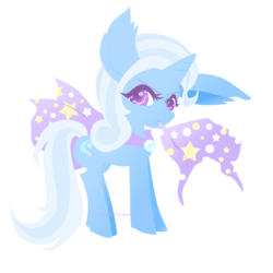 Size: 1024x1024 | Tagged: safe, artist:halcyondrop, trixie, pony, unicorn, g4, :<, cute, diatrixes, female, frown, glare, impossibly large ears, looking at you, mare, mouth hold, simple background, solo, transparent background, trixie's hat
