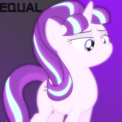 Size: 550x550 | Tagged: safe, artist:enriquelorn, starlight glimmer, g4, the cutie map, equal, equal cutie mark, female, solo