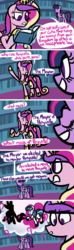 Size: 600x2040 | Tagged: safe, artist:frostedwarlock, princess cadance, shining armor, twilight sparkle, alicorn, pony, unicorn, g4, abbott and costello, cadance is a goddamn moron, comic, funny, gleaming shield, implied mayor mare, misunderstanding, rule 63, tumblr, twilight sparkle (alicorn), who's on first?