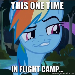 Size: 500x501 | Tagged: safe, rainbow dash, g4, american pie, exploitable meme, faic, female, meme, memegenerator, smirk, smugdash, solo