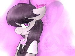 Size: 1600x1200 | Tagged: safe, artist:pandaconchoclo, octavia melody, earth pony, anthro, g4, female, solo